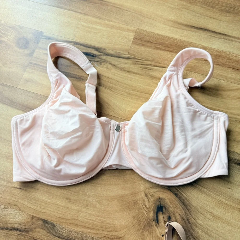 Amazon‎ Essentials Bra Set Size 38D Pink and Tan